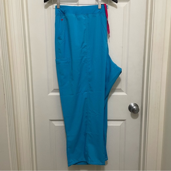 Women’s Size 4X Med Couture 8744‎ Scrub Pants Hyper Blue - Picture 2 of 6